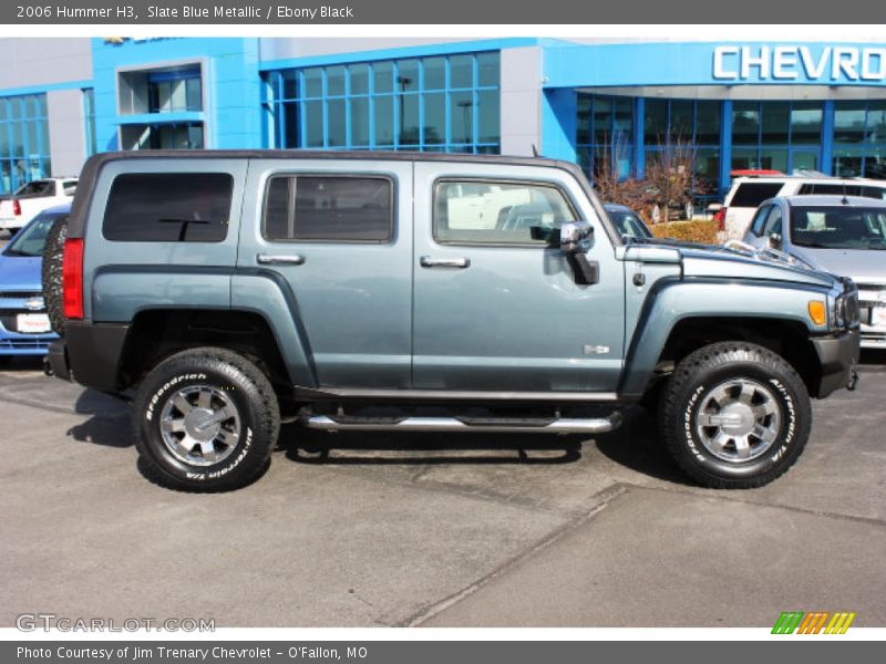 Slate Blue Metallic / Ebony Black 2006 Hummer H3