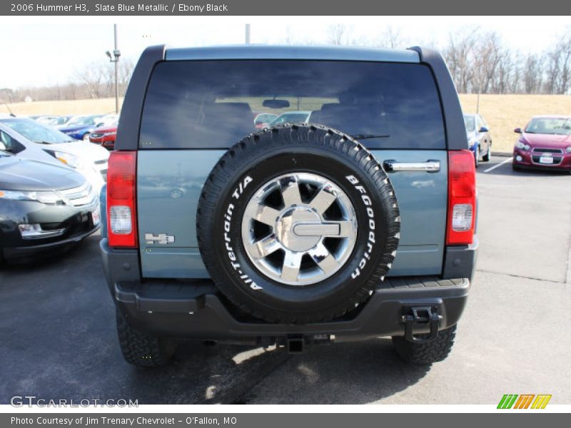 Slate Blue Metallic / Ebony Black 2006 Hummer H3
