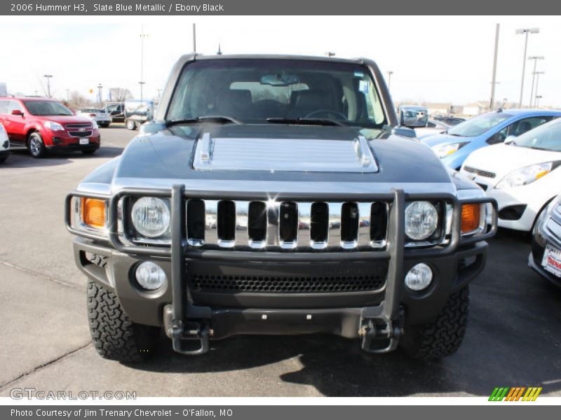 Slate Blue Metallic / Ebony Black 2006 Hummer H3