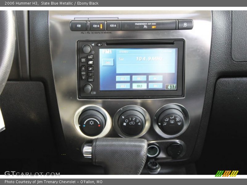 Slate Blue Metallic / Ebony Black 2006 Hummer H3