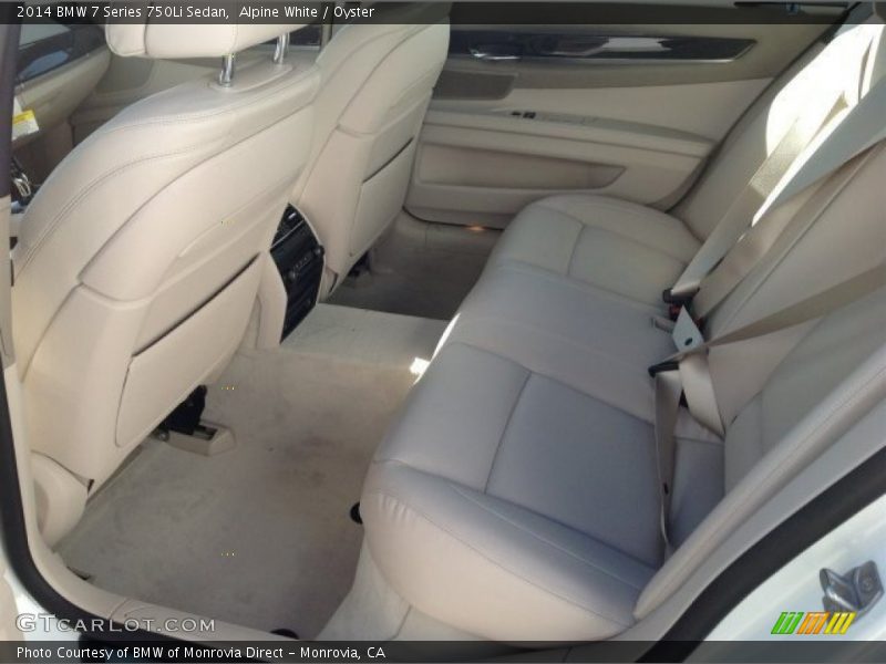 Alpine White / Oyster 2014 BMW 7 Series 750Li Sedan