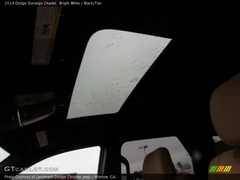 Bright White / Black/Tan 2014 Dodge Durango Citadel