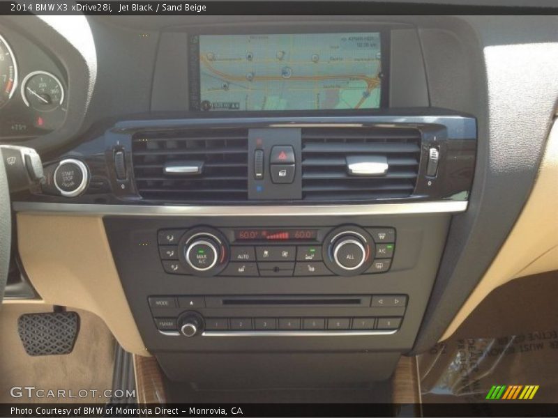 Jet Black / Sand Beige 2014 BMW X3 xDrive28i