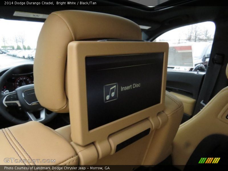Bright White / Black/Tan 2014 Dodge Durango Citadel