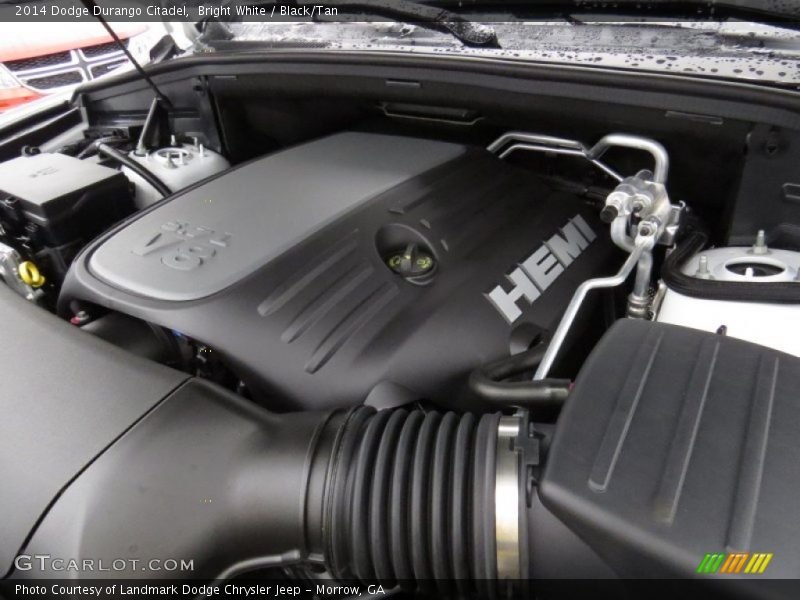 Bright White / Black/Tan 2014 Dodge Durango Citadel