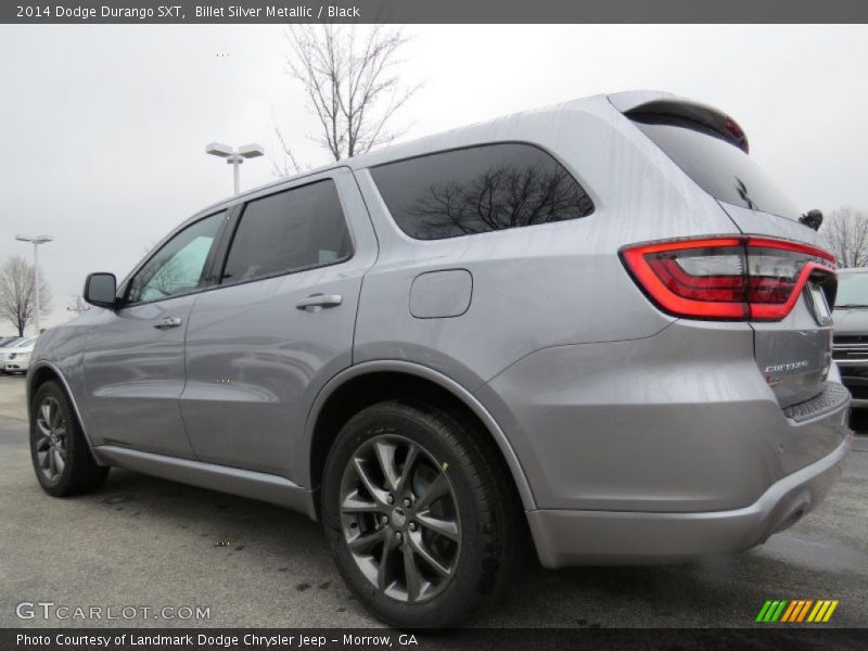 Billet Silver Metallic / Black 2014 Dodge Durango SXT