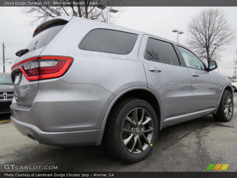 Billet Silver Metallic / Black 2014 Dodge Durango SXT