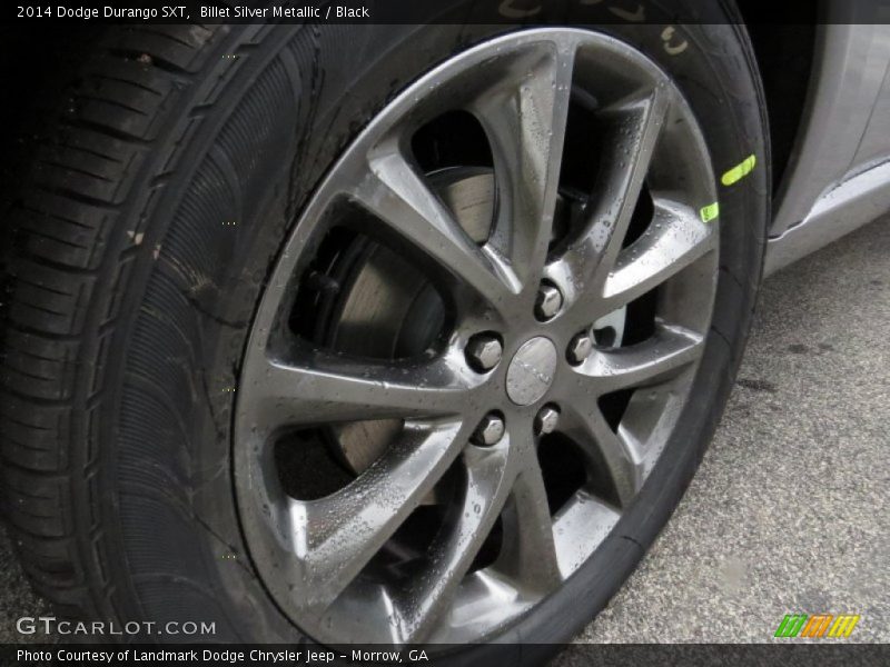 Billet Silver Metallic / Black 2014 Dodge Durango SXT