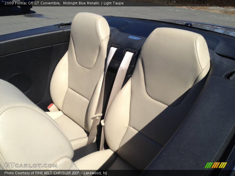 Midnight Blue Metallic / Light Taupe 2009 Pontiac G6 GT Convertible