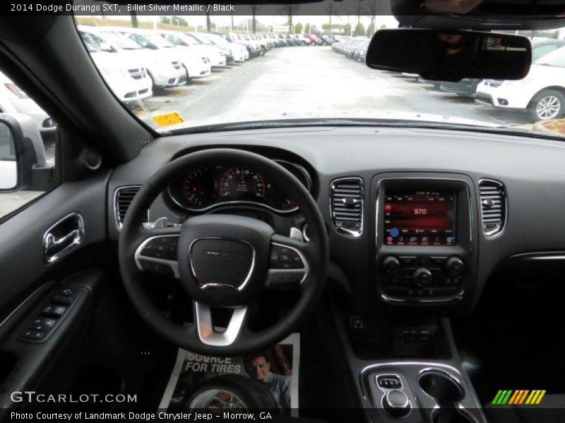 Billet Silver Metallic / Black 2014 Dodge Durango SXT