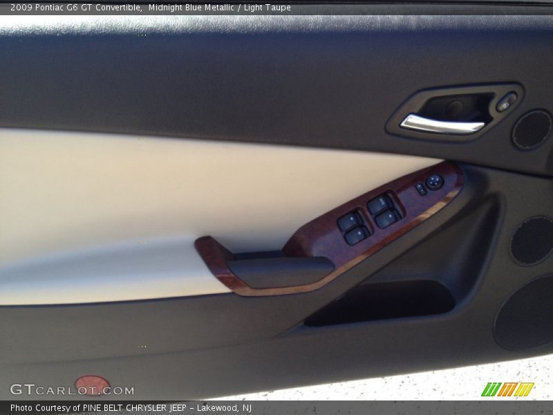 Midnight Blue Metallic / Light Taupe 2009 Pontiac G6 GT Convertible