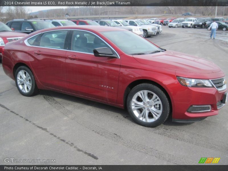 Red Rock Metallic / Jet Black/Dark Titanium 2014 Chevrolet Impala LS ECO