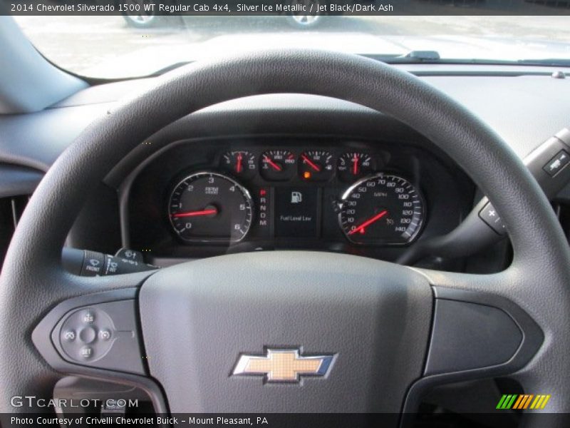 Silver Ice Metallic / Jet Black/Dark Ash 2014 Chevrolet Silverado 1500 WT Regular Cab 4x4