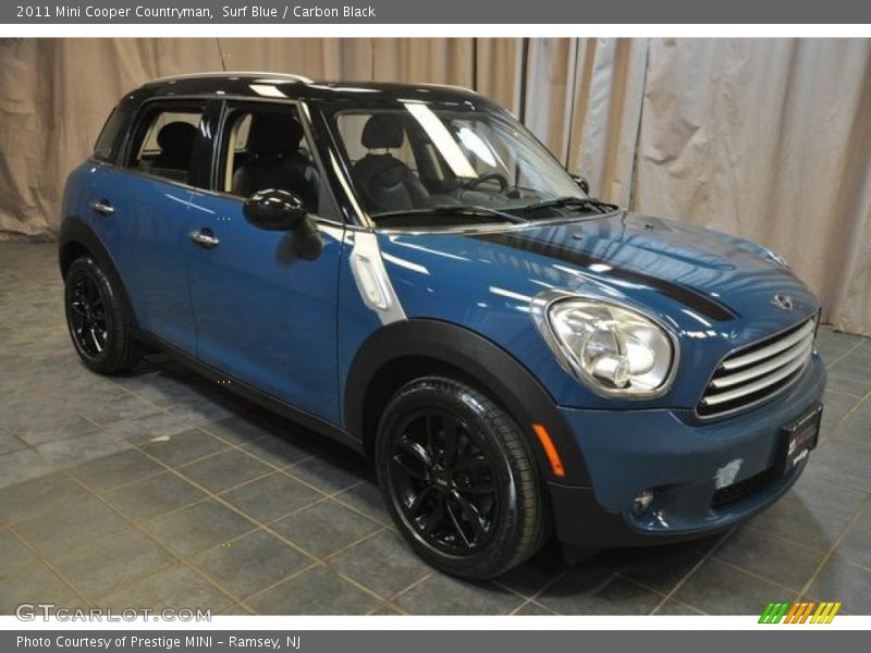 Surf Blue / Carbon Black 2011 Mini Cooper Countryman