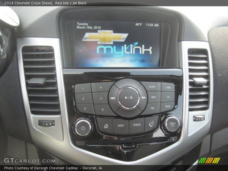 Red Hot / Jet Black 2014 Chevrolet Cruze Diesel