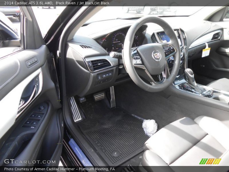Black Raven / Jet Black/Jet Black 2014 Cadillac ATS 3.6L AWD