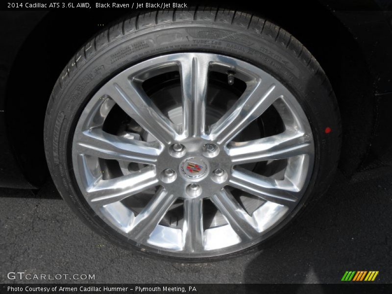 Black Raven / Jet Black/Jet Black 2014 Cadillac ATS 3.6L AWD