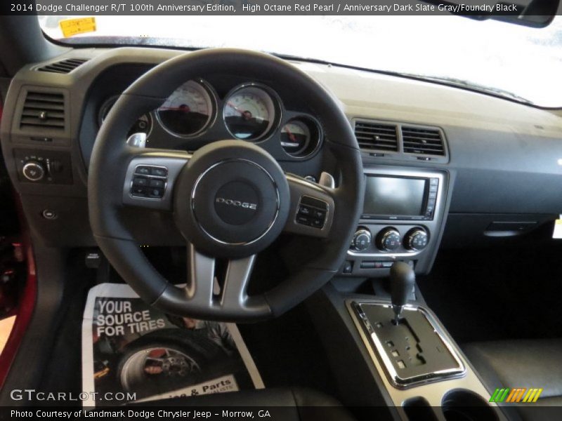 High Octane Red Pearl / Anniversary Dark Slate Gray/Foundry Black 2014 Dodge Challenger R/T 100th Anniversary Edition