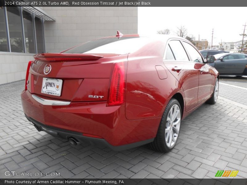 Red Obsession Tintcoat / Jet Black/Jet Black 2014 Cadillac ATS 2.0L Turbo AWD