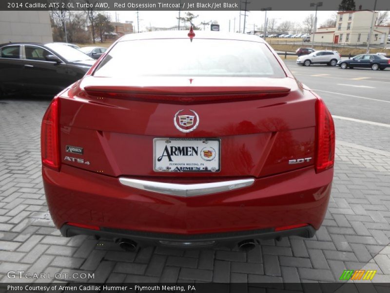 Red Obsession Tintcoat / Jet Black/Jet Black 2014 Cadillac ATS 2.0L Turbo AWD