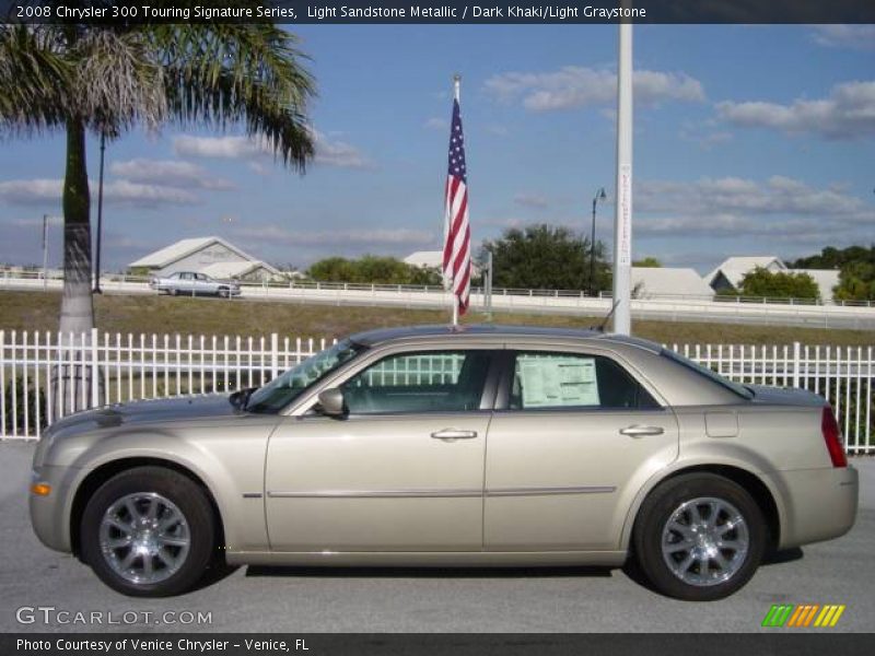 Light Sandstone Metallic / Dark Khaki/Light Graystone 2008 Chrysler 300 Touring Signature Series