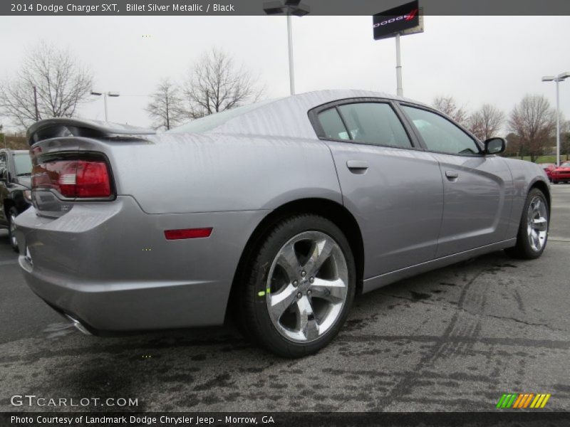 Billet Silver Metallic / Black 2014 Dodge Charger SXT