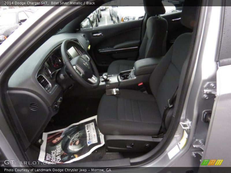 Billet Silver Metallic / Black 2014 Dodge Charger SXT