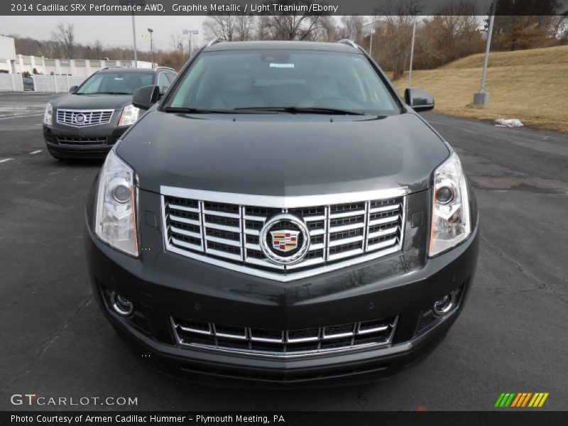 Graphite Metallic / Light Titanium/Ebony 2014 Cadillac SRX Performance AWD