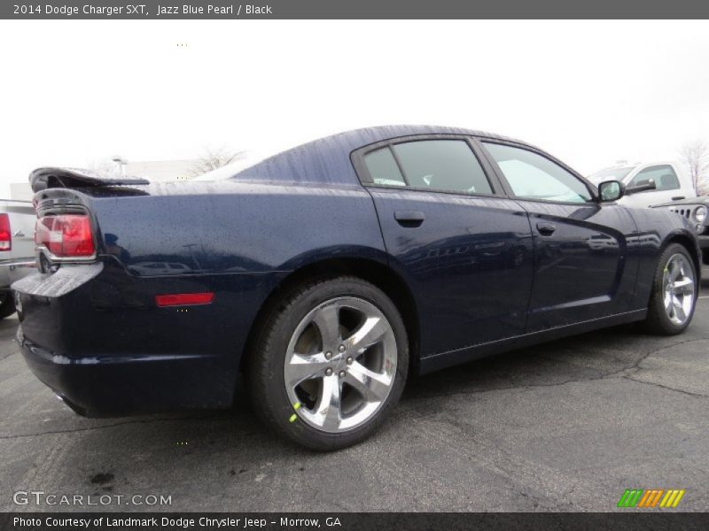 Jazz Blue Pearl / Black 2014 Dodge Charger SXT