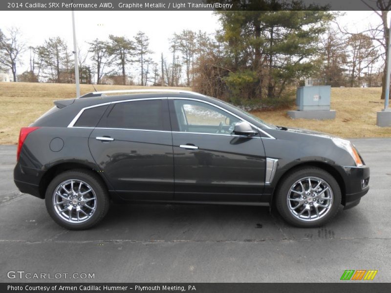 Graphite Metallic / Light Titanium/Ebony 2014 Cadillac SRX Performance AWD