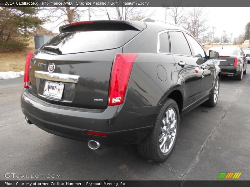 Graphite Metallic / Light Titanium/Ebony 2014 Cadillac SRX Performance AWD