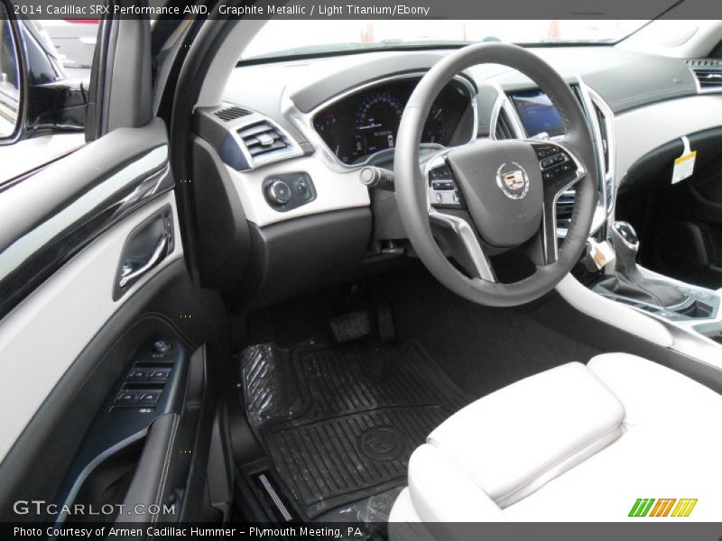Graphite Metallic / Light Titanium/Ebony 2014 Cadillac SRX Performance AWD