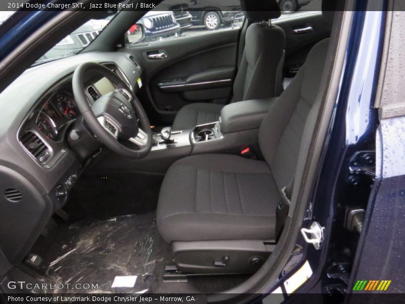 Jazz Blue Pearl / Black 2014 Dodge Charger SXT