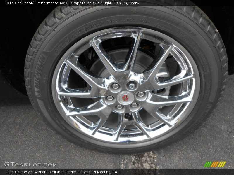 Graphite Metallic / Light Titanium/Ebony 2014 Cadillac SRX Performance AWD
