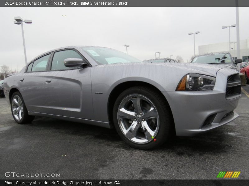 Billet Silver Metallic / Black 2014 Dodge Charger R/T Road & Track
