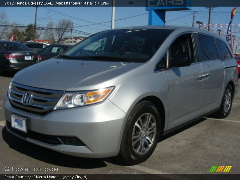 Alabaster Silver Metallic / Gray 2012 Honda Odyssey EX-L