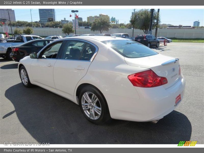 Moonlight White / Graphite 2012 Infiniti G 25 Sedan