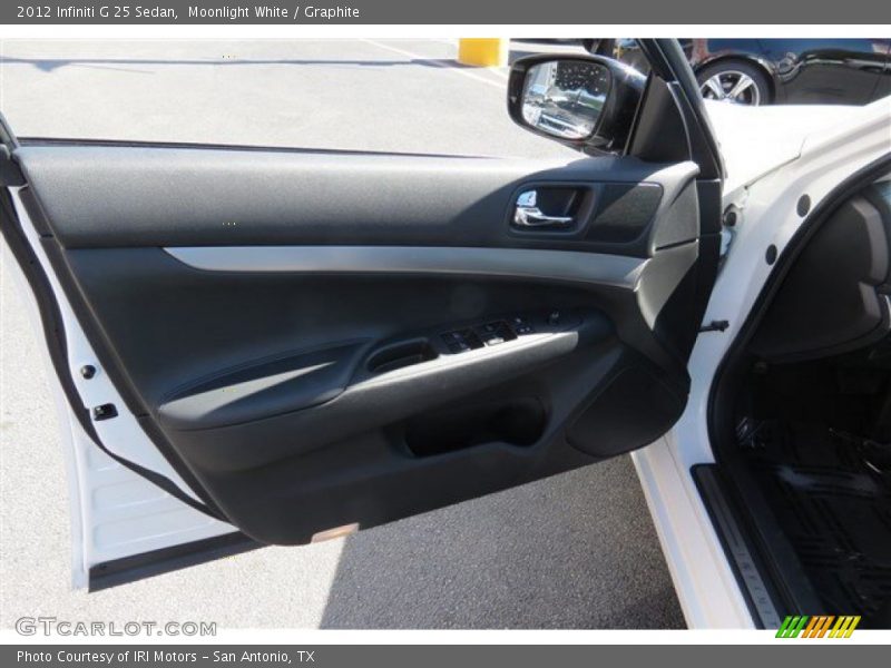 Moonlight White / Graphite 2012 Infiniti G 25 Sedan