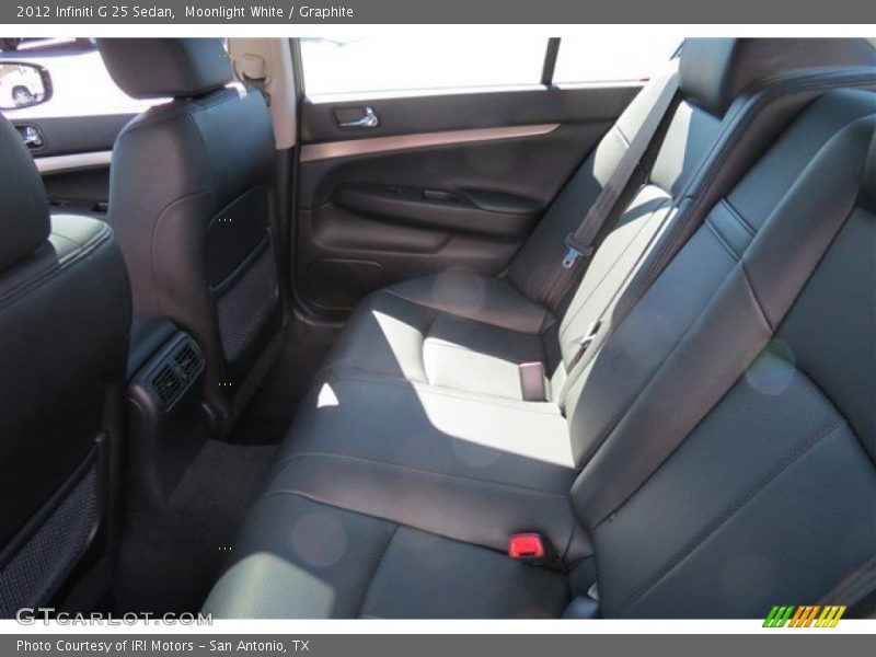 Moonlight White / Graphite 2012 Infiniti G 25 Sedan