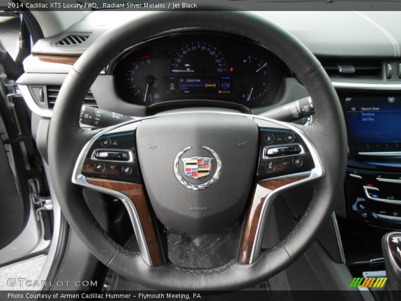 Radiant Silver Metallic / Jet Black 2014 Cadillac XTS Luxury FWD