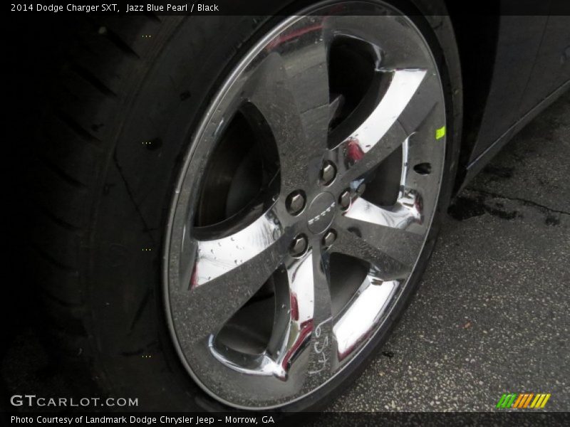 Jazz Blue Pearl / Black 2014 Dodge Charger SXT