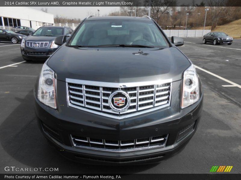Graphite Metallic / Light Titanium/Ebony 2014 Cadillac SRX Luxury AWD
