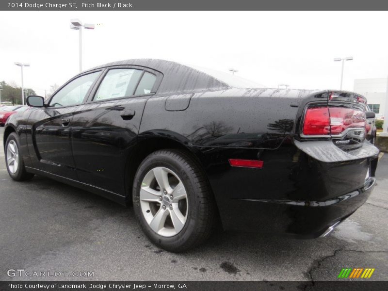 Pitch Black / Black 2014 Dodge Charger SE