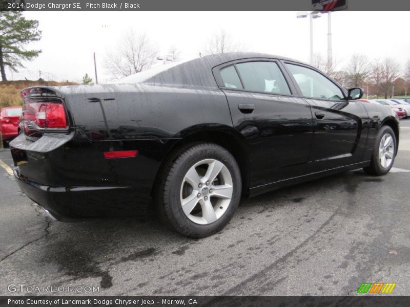 Pitch Black / Black 2014 Dodge Charger SE