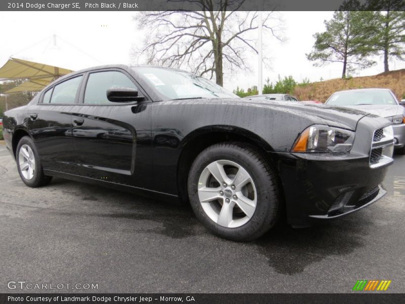 Pitch Black / Black 2014 Dodge Charger SE