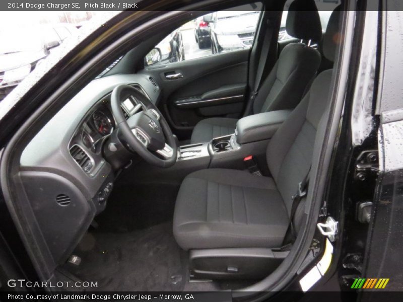 Pitch Black / Black 2014 Dodge Charger SE