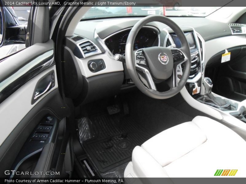 Graphite Metallic / Light Titanium/Ebony 2014 Cadillac SRX Luxury AWD