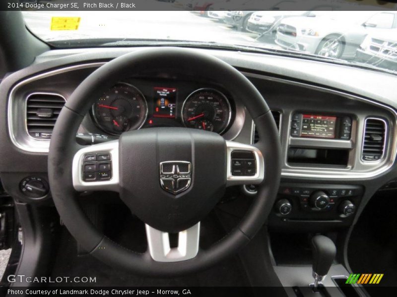 Pitch Black / Black 2014 Dodge Charger SE