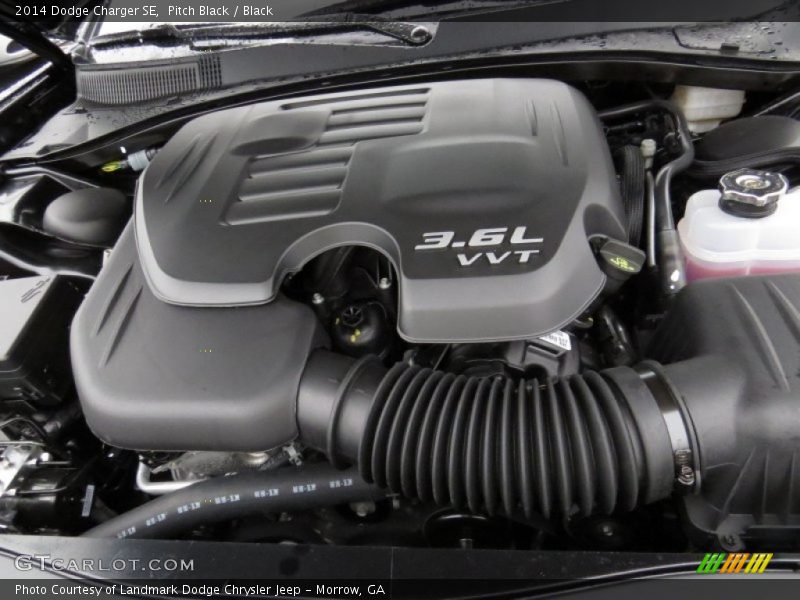 Pitch Black / Black 2014 Dodge Charger SE