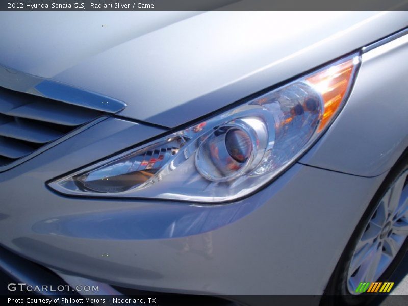 Radiant Silver / Camel 2012 Hyundai Sonata GLS